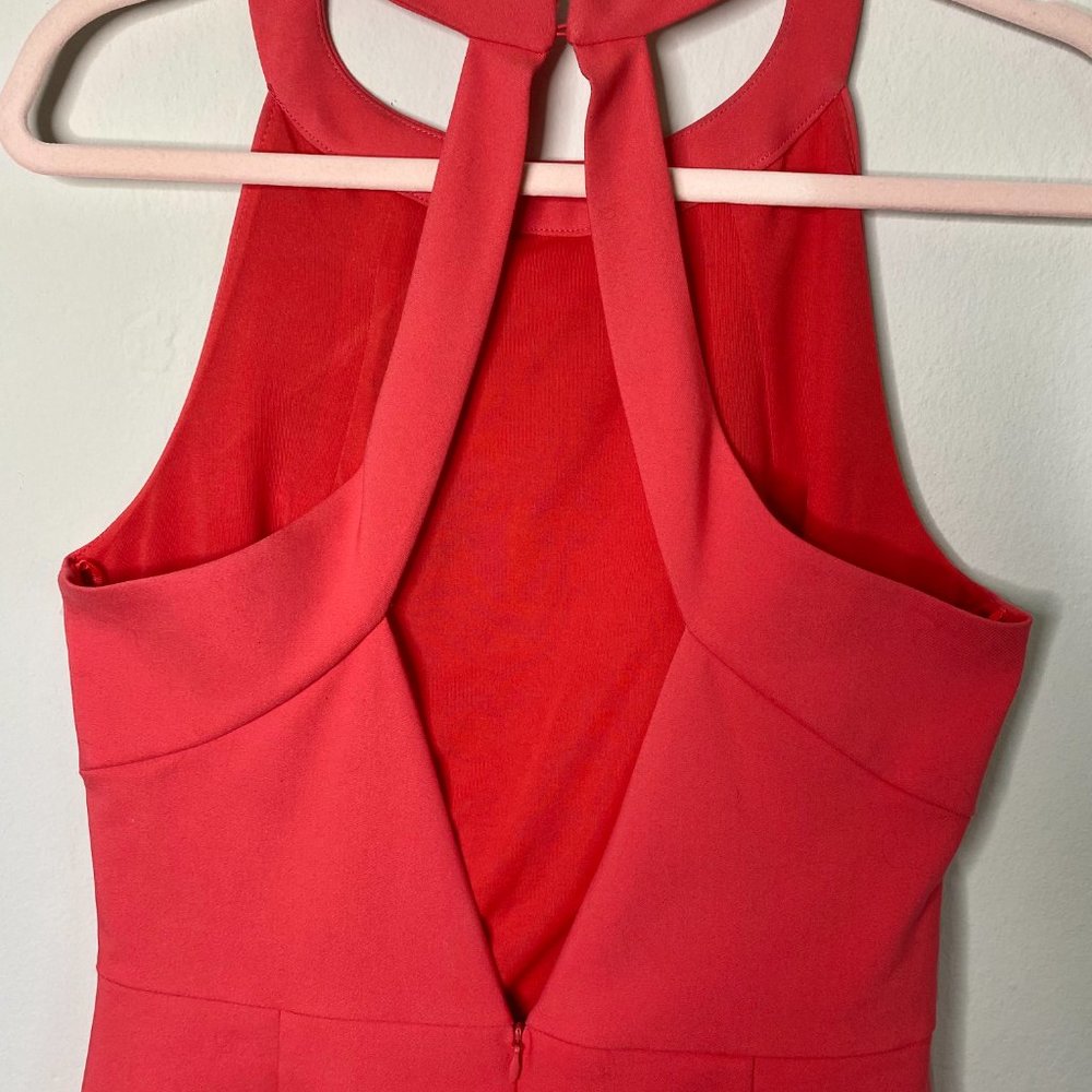 Zara Basic Raspberry High Neck Dress Large - image 6